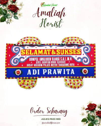 Karangan Bunga Ucapan Selamat di Sundawenang