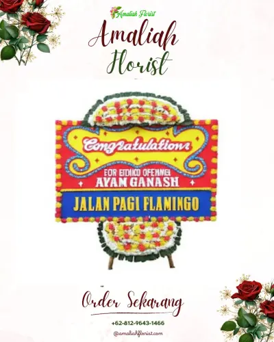 Bunga Papan Congratulation di Sundawenang